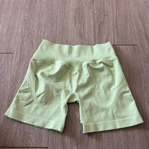 YoungLA Green Bike Shorts High-Waisted Stretch